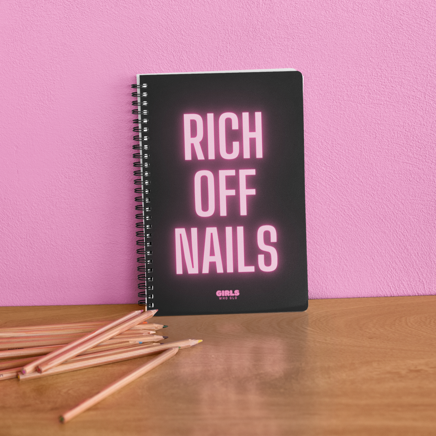 Rich Off Nails -Inspirational Quote Journal for Nail Techs