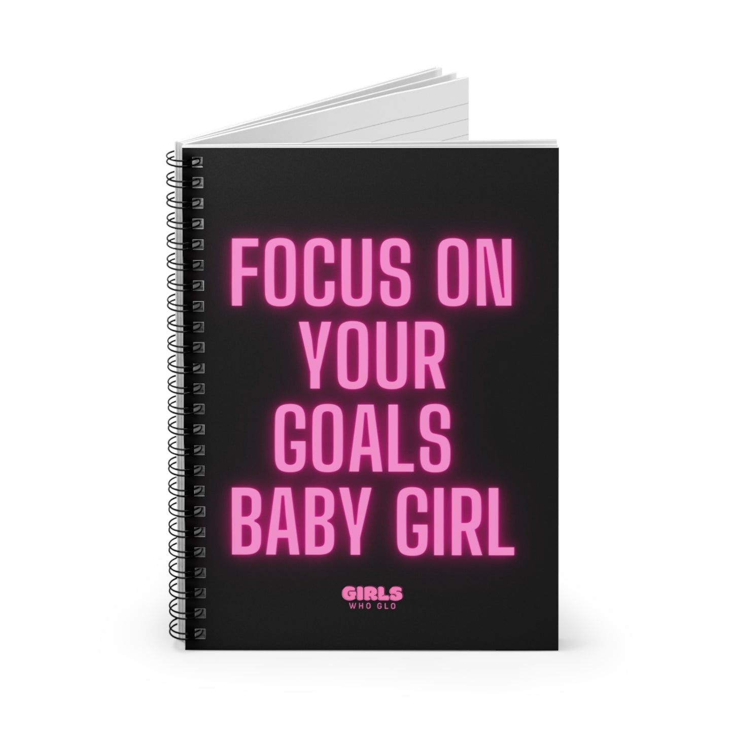 Focus On Your Goals- Inspirational Quote Notebook