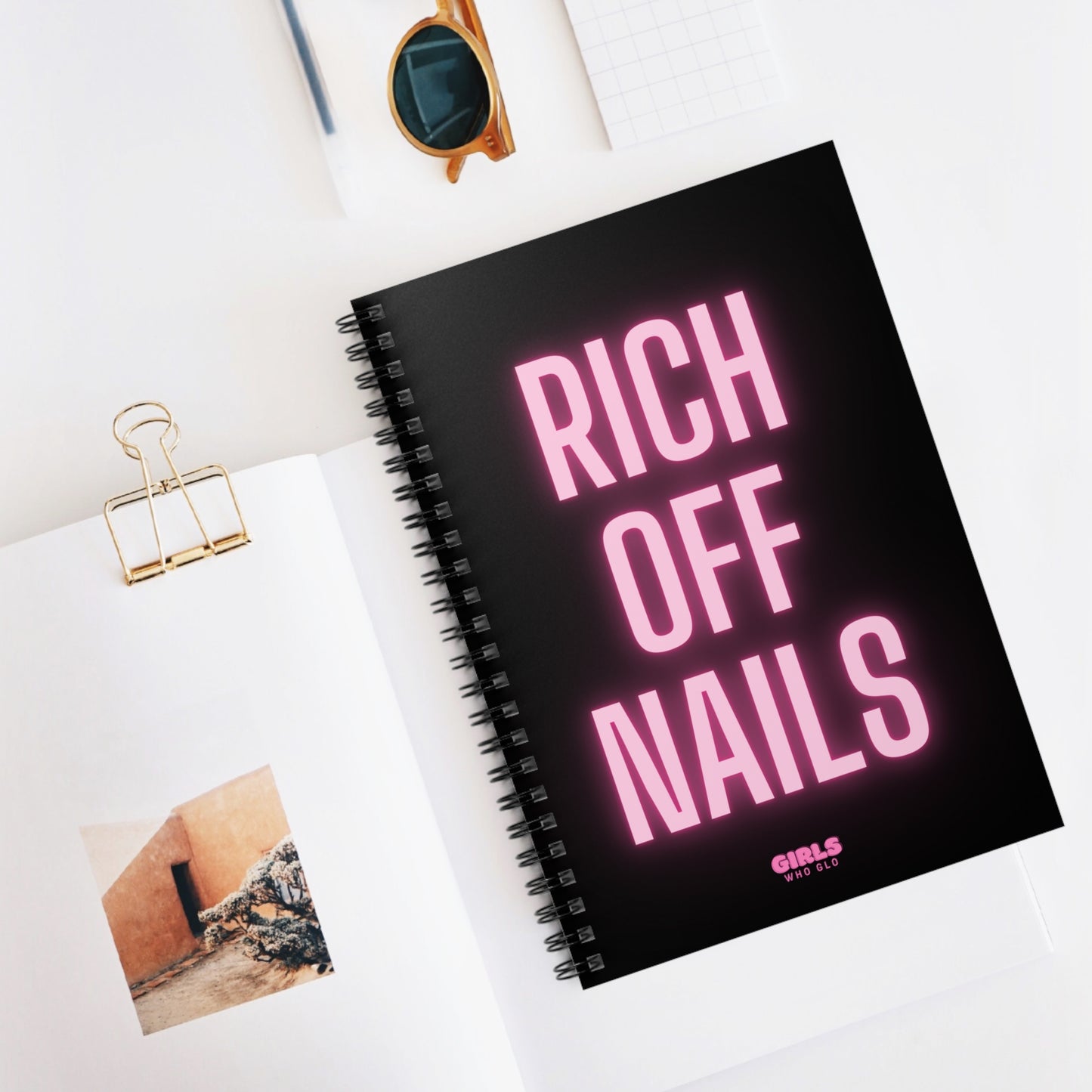 Rich Off Nails  -Inspirational Quote Journal for Nail Techs