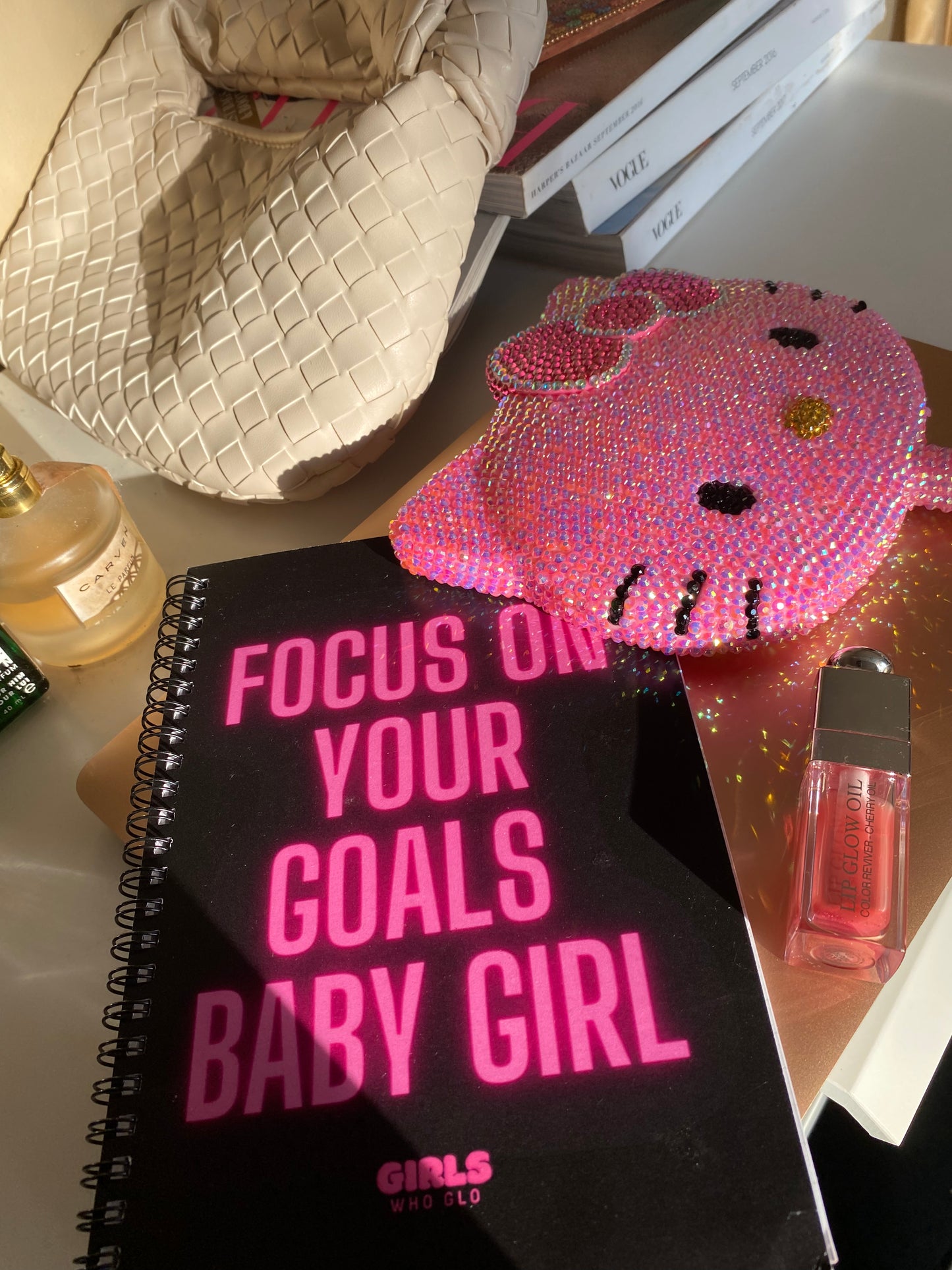 Focus On Your Goals- Inspirational Quote Notebook