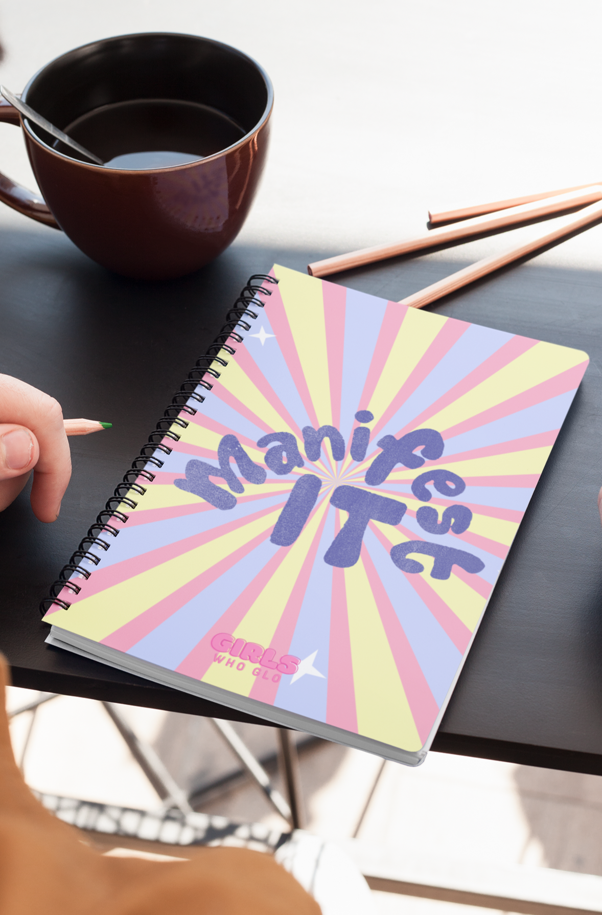 Manifest It - Inspirational Spiral Notebook