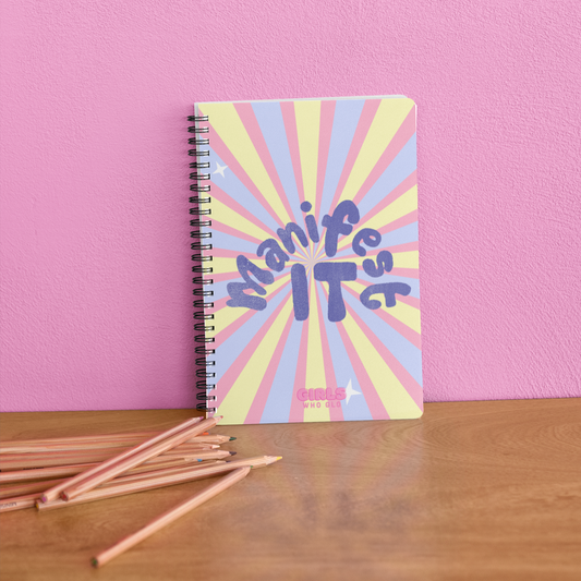 Manifest It - Inspirational Spiral Notebook