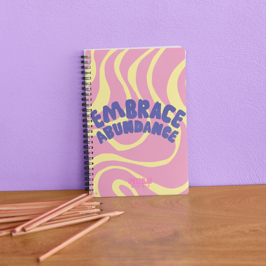 Embrace Abundance - Inspirational Quote Notebook